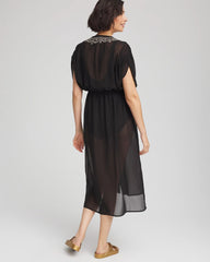 Miraclesuit® Beach Embroidered Long Kimono