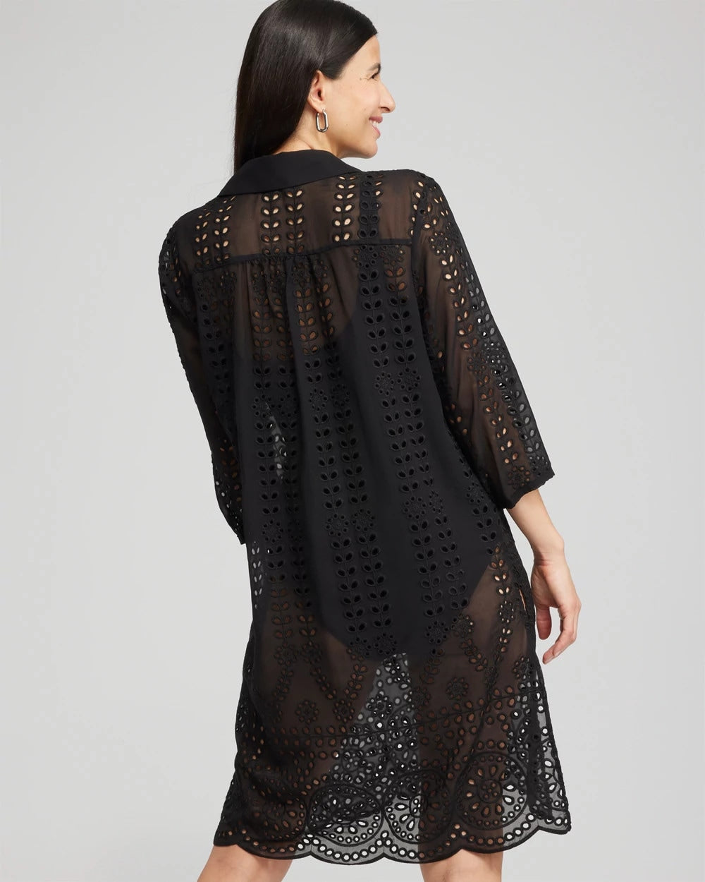 Shirt Dress Swim Coverup
