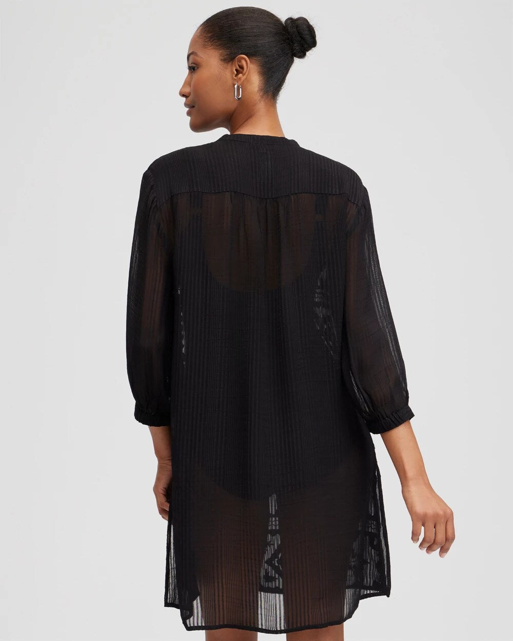 Embroidered Swim Dress Coverup