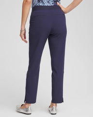 Chico's Women | Zenergy® UPF Rib Mix Ankle Pants PASSPORT BLUE