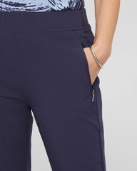 Chico's Women | Zenergy® UPF Rib Mix Ankle Pants PASSPORT BLUE