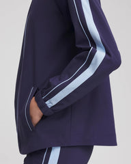 Chico's Women | Zenergy® UPF Piped Jacket PASSPORT BLUE