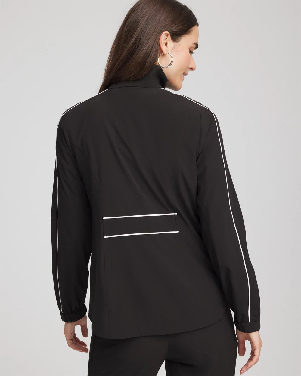 Chico's Women | Zenergy® UPF Contrast Jacket BLACK