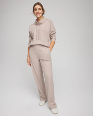 Chico's Women | Zenergy® Brushed Ribbed Pants LIGHT TAUPE HEATHER