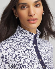 Chico's Women | Zenergy® UPF Palma Pullover PASSPORT BLUE