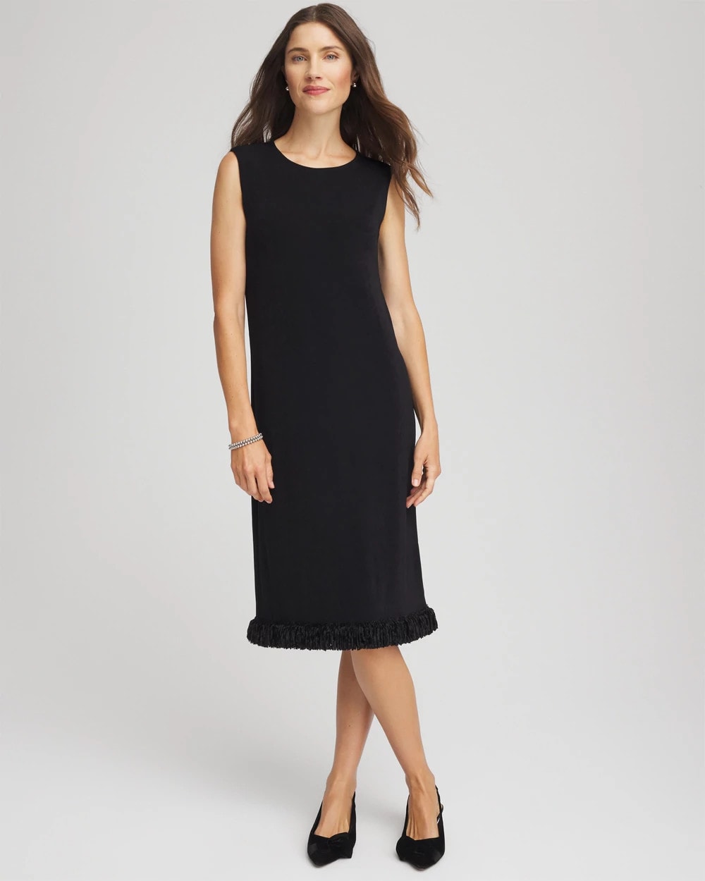 Travelers™ Fringe Hem Tank Dress