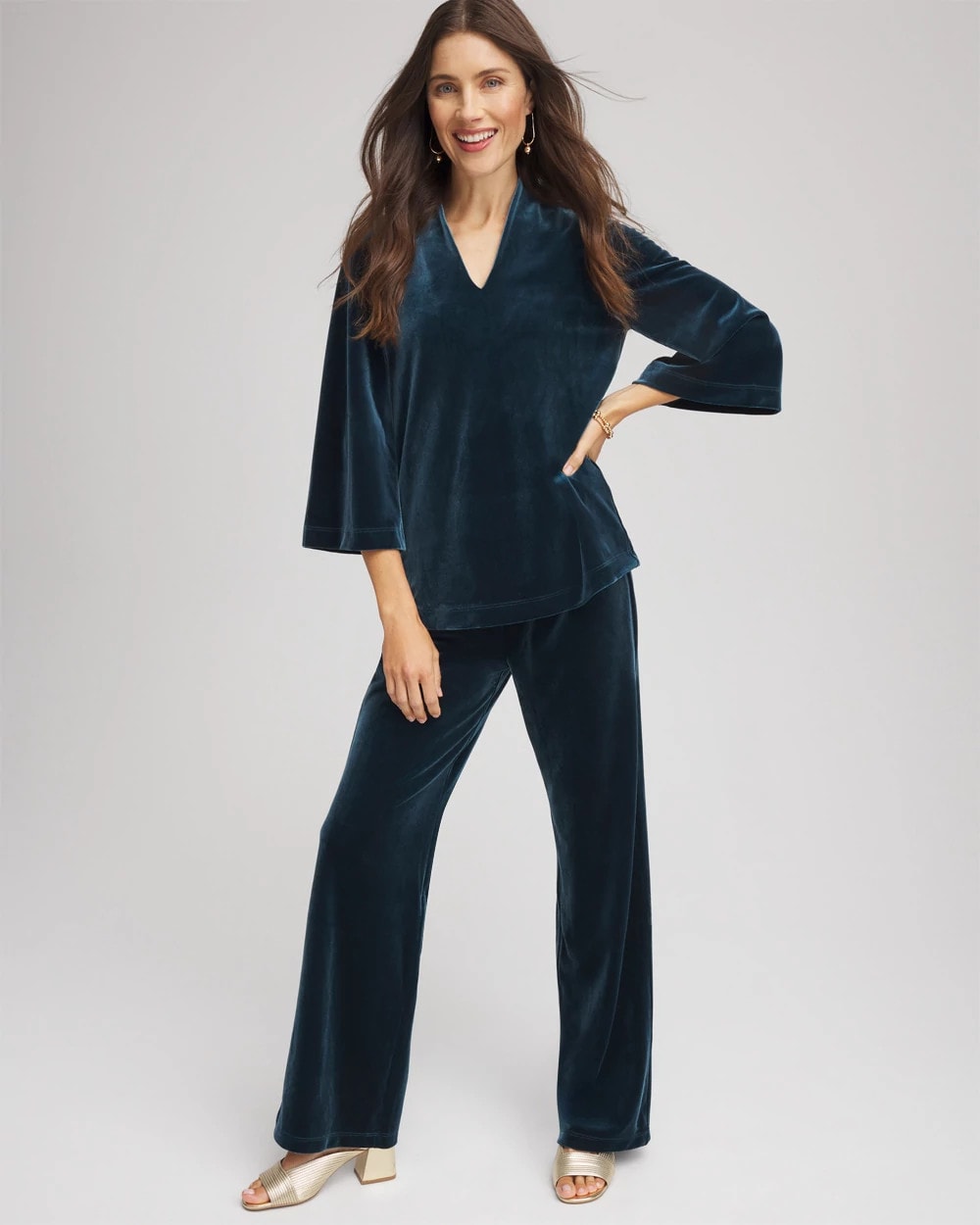 Travelers™ Velvet No Tummy Pants