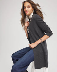 Chico's Women | Cashmere Duster Cardigan DARK GREY