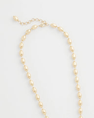Chico's Women | Gold Bead Long Single-Strand Necklace GOLD