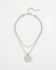 Chico's Women | Short Silver Ball Chain Pendant SILVER