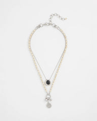 Chico's Women | Short Double Strand Pendant NEUTRAL