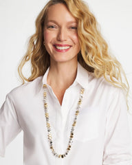 Chico's Women | Mixed Metal Long Single Strand Necklace MIXED METALS