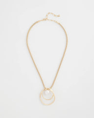 Chico's Women | Pearl and Gold Pendant PEARL
