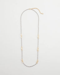 Chico's Women | Mixed Metal Link Long Necklace MIXED METALS