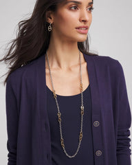 Chico's Women | Mixed Metal Link Long Necklace MIXED METALS