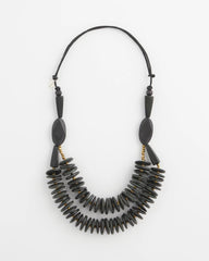 Chico's Women | SYLCA® x Chico's Black Disk Bead Statement Necklace BLACK
