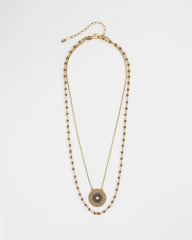 Chico's Women | Convertible Multi-Strand Pendant Necklace GOLD