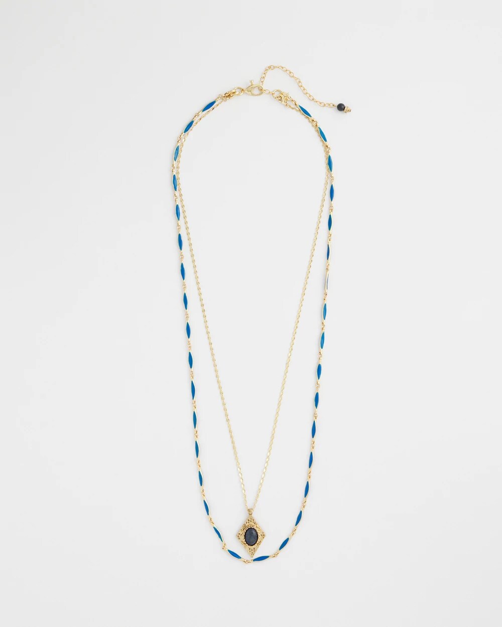 Chico's Women | Double-Strand Sodalite Pendant Necklace BLUE