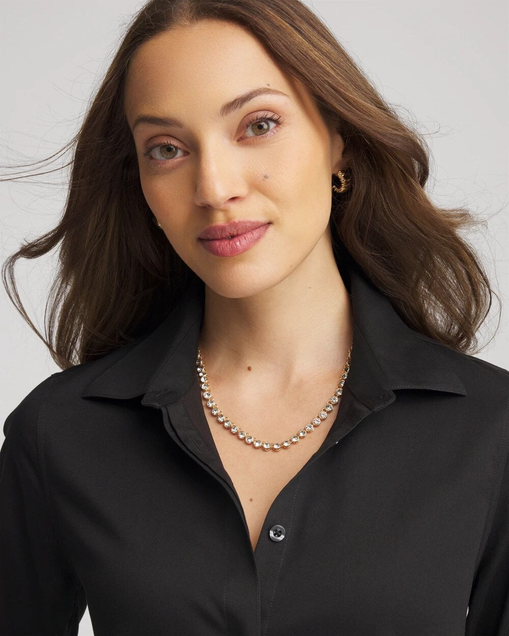 Chico's Women | Goldtone Tennis Necklace GOLD