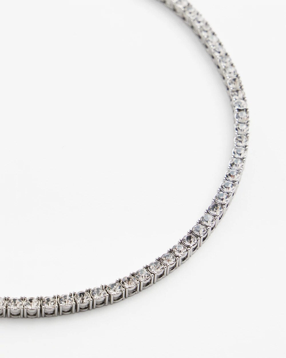 Chico's Women | Silver Tennis Necklace SILVER