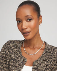 Chico's Women | Vintage Tennis Necklace GOLD
