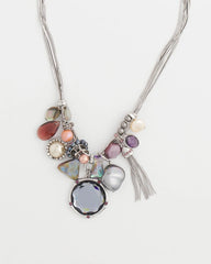 Chico's Women | Short Aurora Charm Necklace MULTI