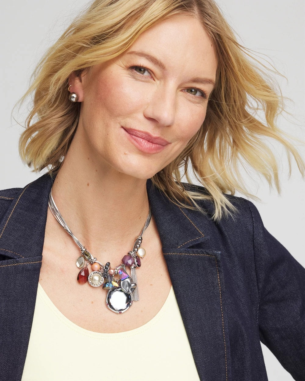 Chico's Women | Short Aurora Charm Necklace MULTI