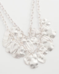 Chico's Women | Double Square Charm Pendant Necklace SILVER