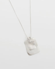 Chico's Women | Adjustable Square Pendant Necklace SILVER