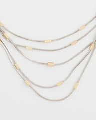 Chico's Women | Mixed Metal Multi-Strand Necklace MIXED METALS