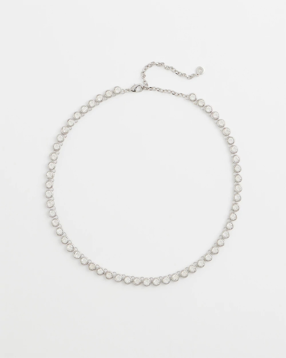 Chico's Women | Silvertone Tennis Necklace SILVER