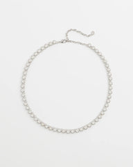 Chico's Women | Silvertone Tennis Necklace SILVER
