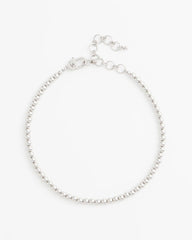 Chico's Women | Silvertone Beaded Necklace SILVER