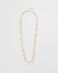 Chico's Women | Multistrand Beaded Goldtone Necklace GOLD