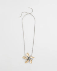 Chico's Women | Chico's Originals Mixed Metal Flower Pendant Necklace MIXED METALS