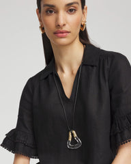 Adjustable Lucite Pendant Necklace