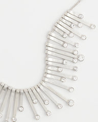 Chico's Women | Chico’s Originals Silver Slice & Gem Bib SILVER