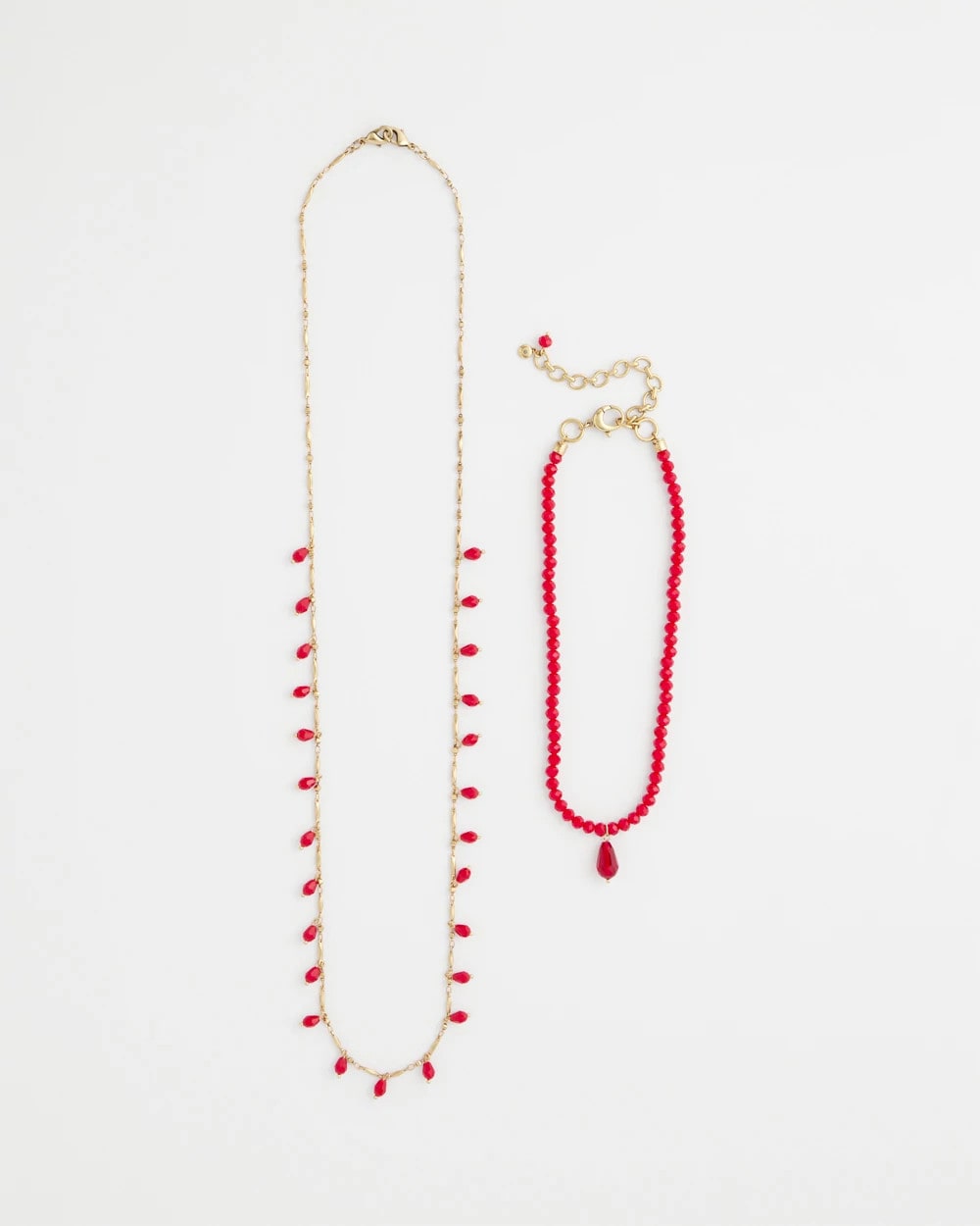 Chico's Women | Convertible Red Necklace RED