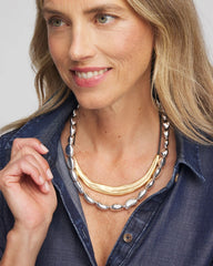 Chico's Women | Mixed-Metal Collar Necklace MIXED METALS