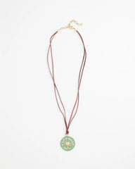 Chico's Women | Sundial Medallion Pendant TURQUOISE