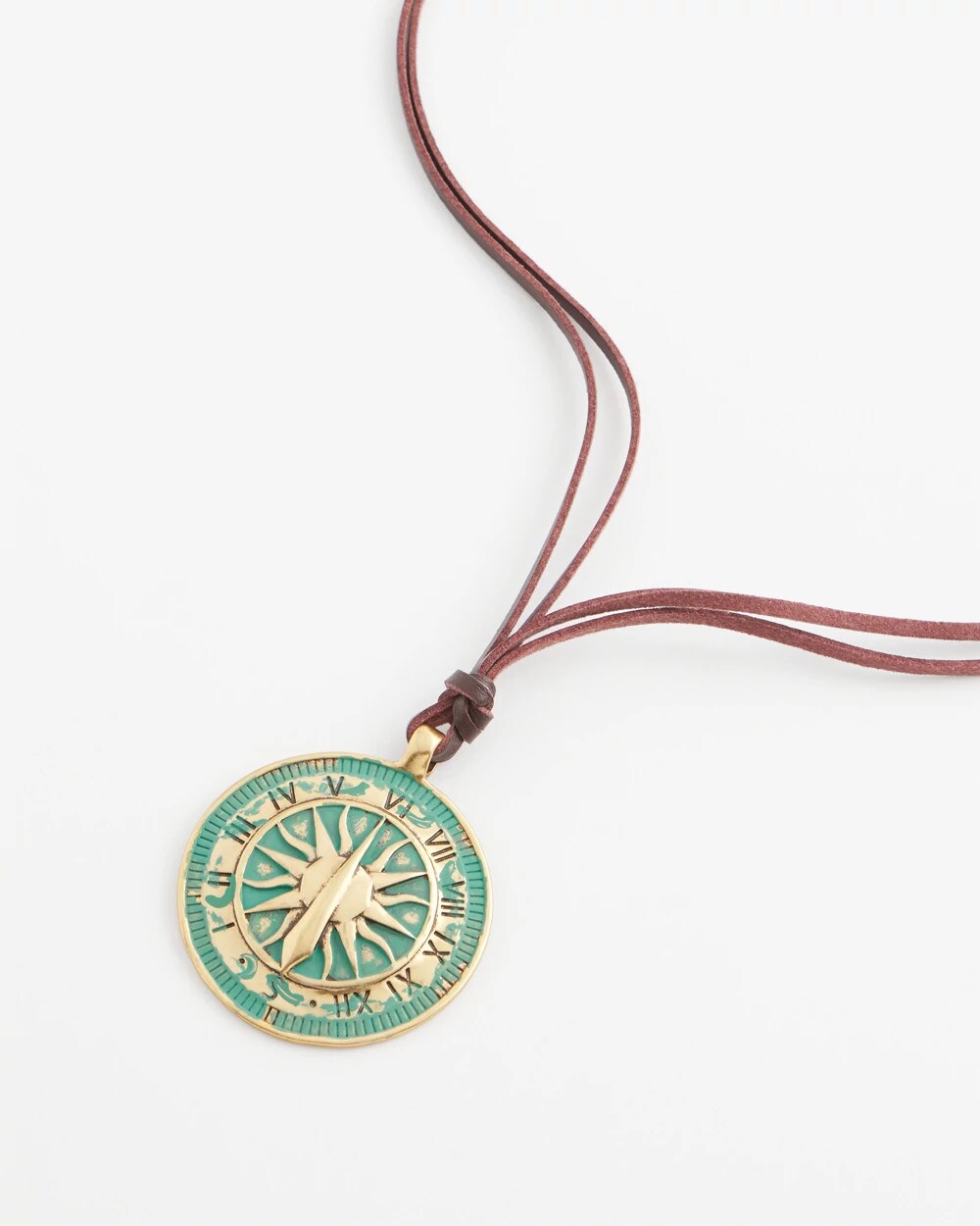 Chico's Women | Sundial Medallion Pendant TURQUOISE