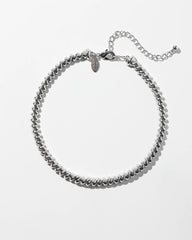 Chico's Women | Silver Tone Twist Collar Necklace SILVER