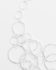 Chico's Women | Short Silvertone Multi-Strand Link Necklace SILVER