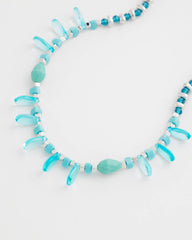 Chico's Women | Teal Beaded Single Strand Necklace TURQUOISE