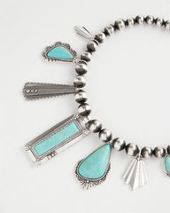 Chico's Women | Chico's Originals Turquoise & Charms Motif Collar Necklace