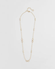 Chico's Women | Equestrian Horsebit Long Link Necklace GOLD