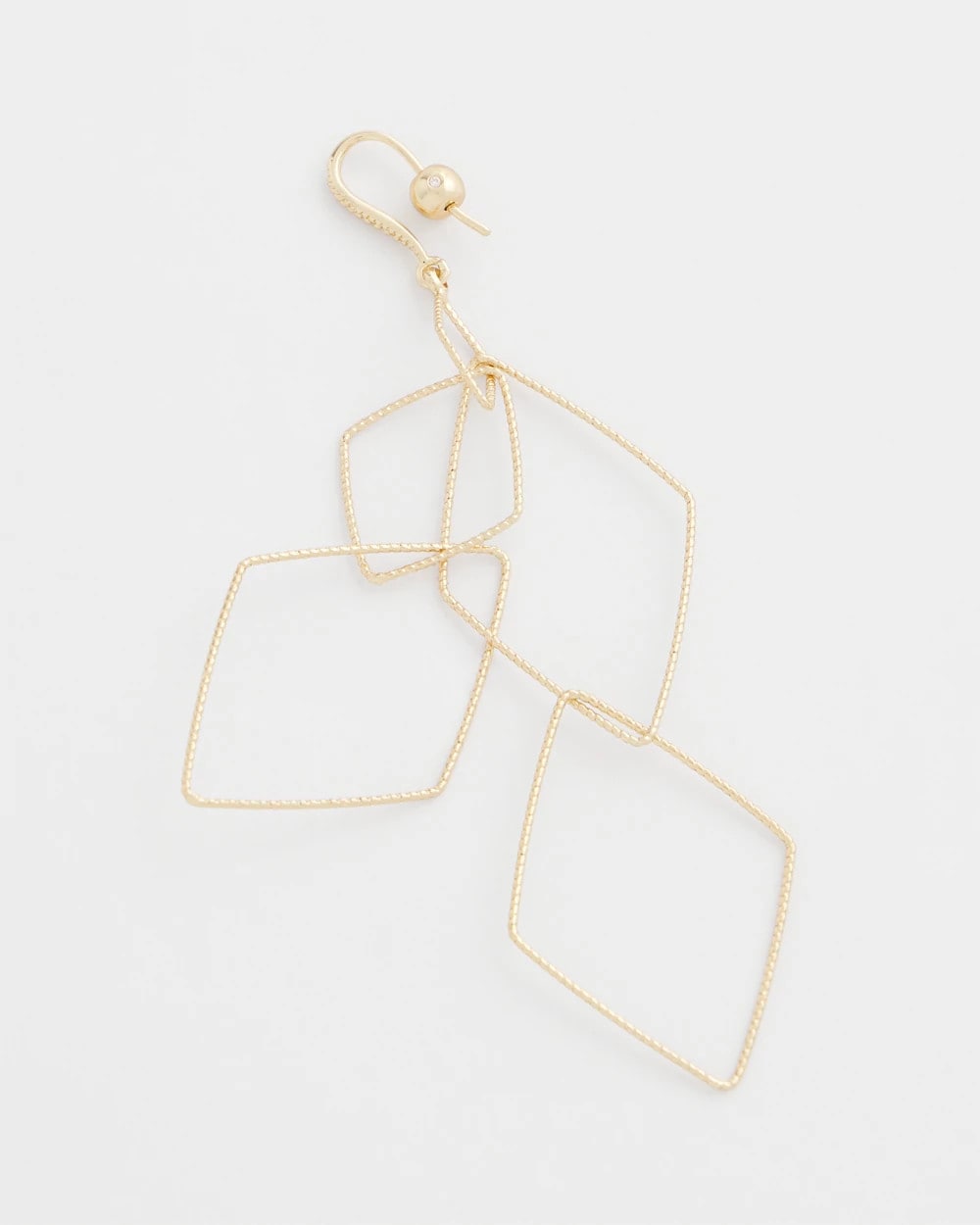 Chico's Women | Diamond Shaped Linear Earrings GOLD
