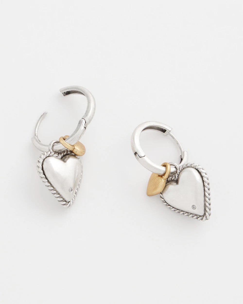 Chico's Women | Heart Charm Earrings MIXED METALS