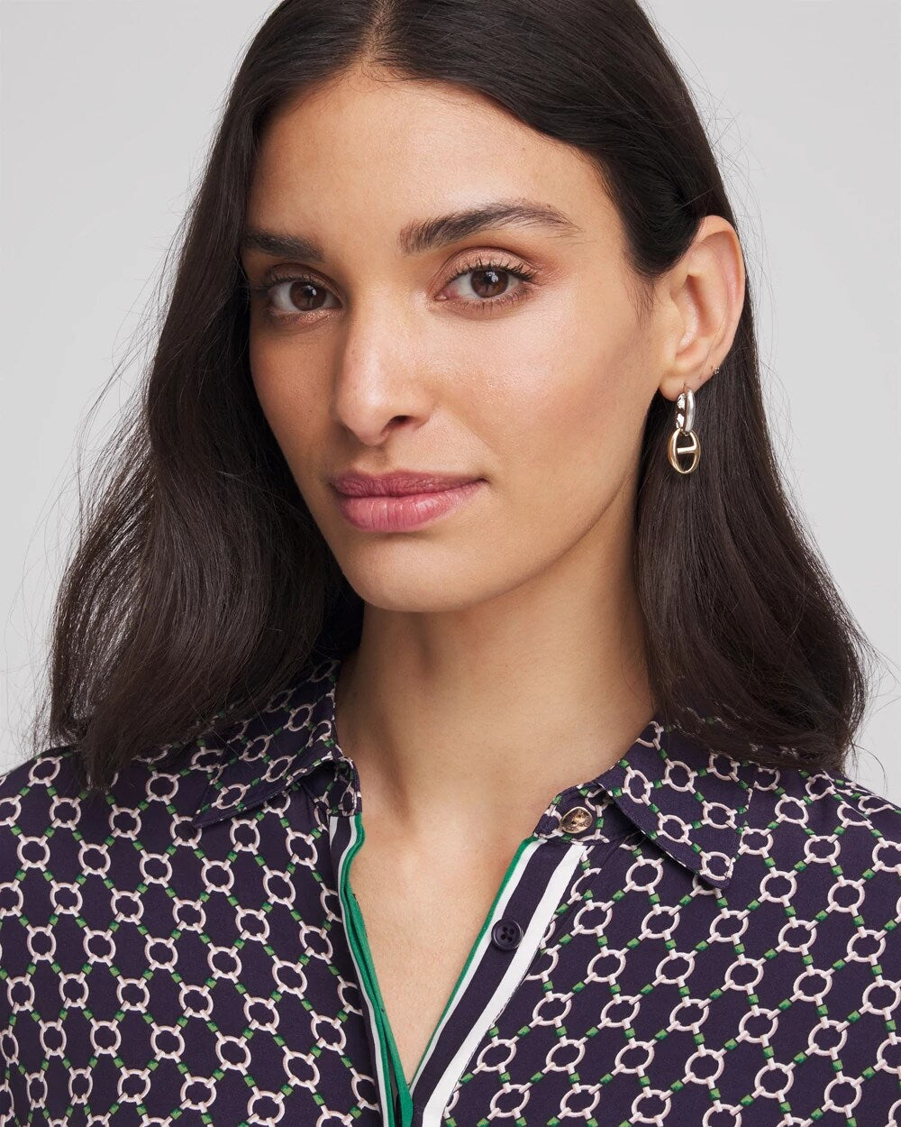 Chico's Women | Mixed Metal Link Earrings MIXED METALS