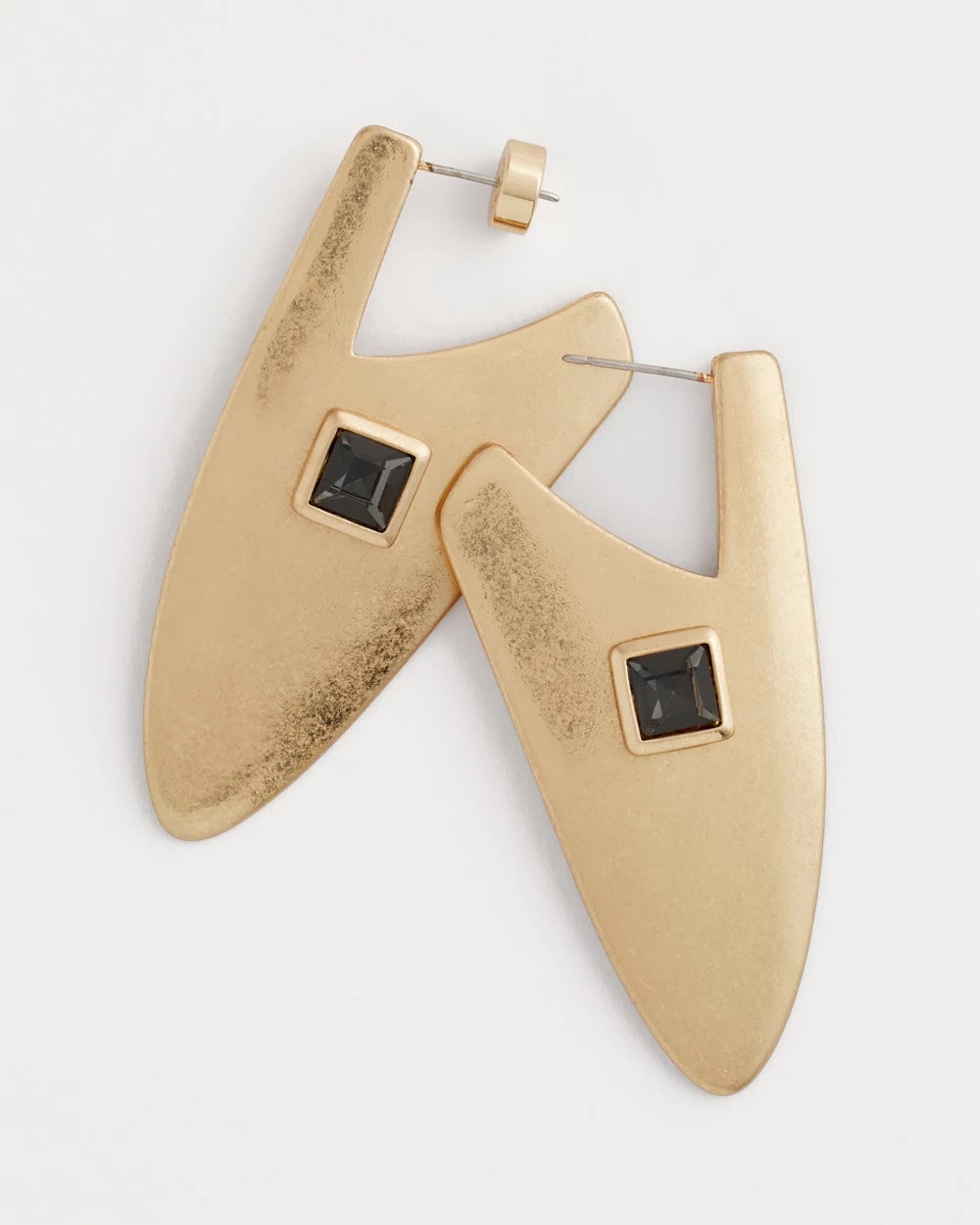 Chico's Women | Gold Triangle Linear Earrings GOLD